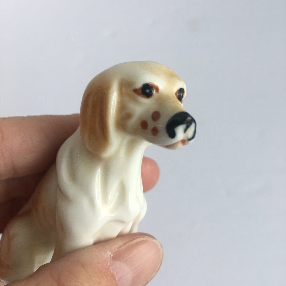 Vintage Dog Figurine Statue - White Standard or Mini Miniature Poodle‎ - Picture 6 of 10